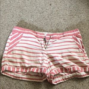 Women’s crew linen shorts size 6